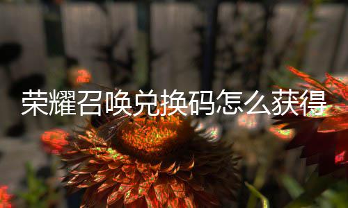 不同新增召唤总码怎么获码汇兑换得 兑换荣耀渠道