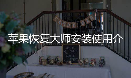 介绍苹果安装大师恢复使用